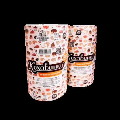 Рушник паперовий “Кохавинка” d-135 сірий